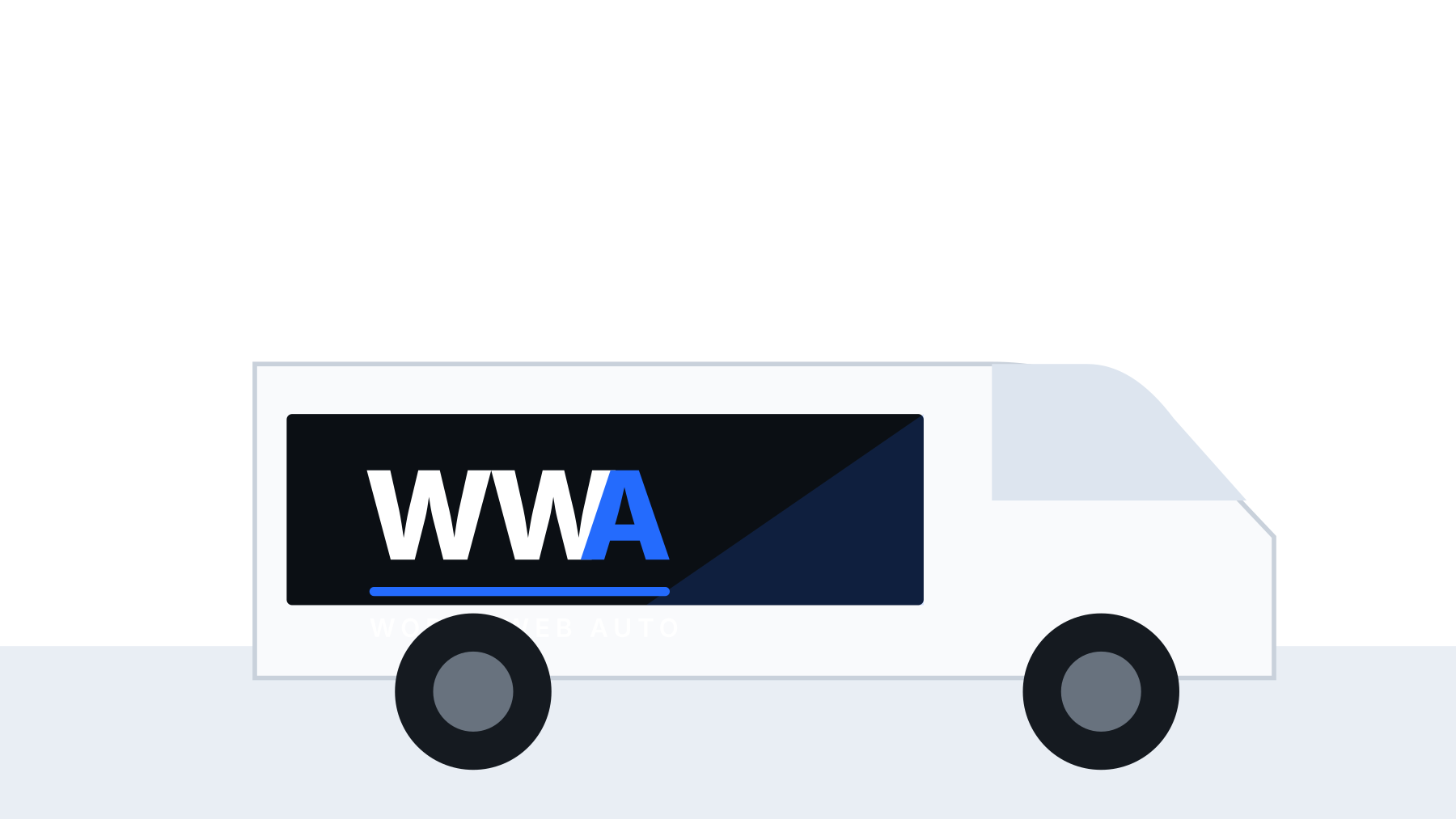 Пример фирменного оформления транспорта WWA